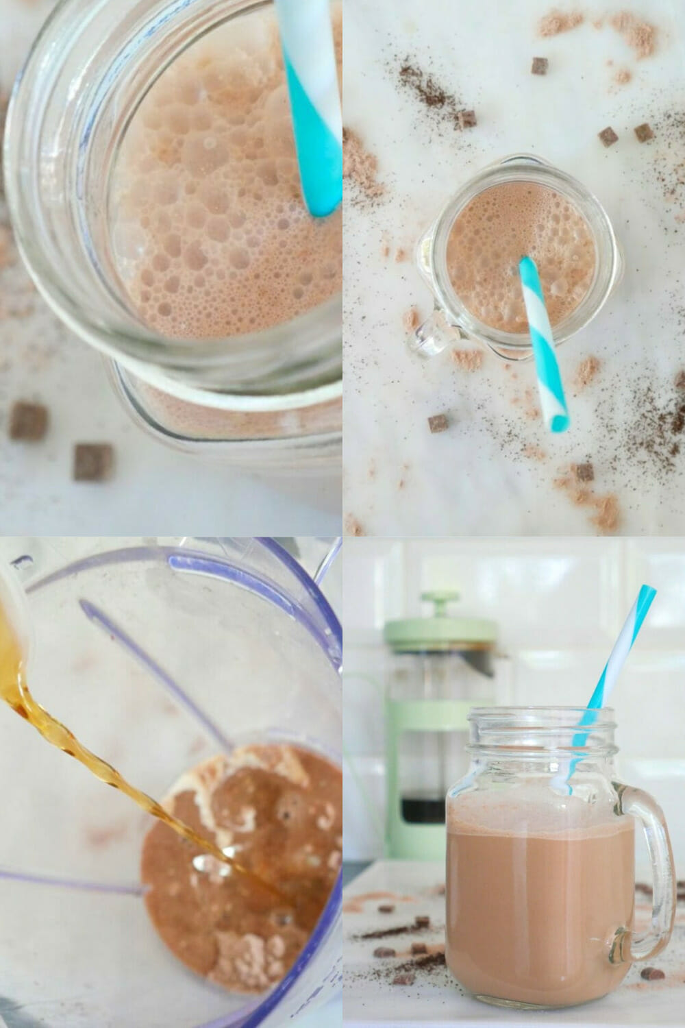 Coffee protein shake with chocolate (Keto Friendly!) No Fuss Kitchen